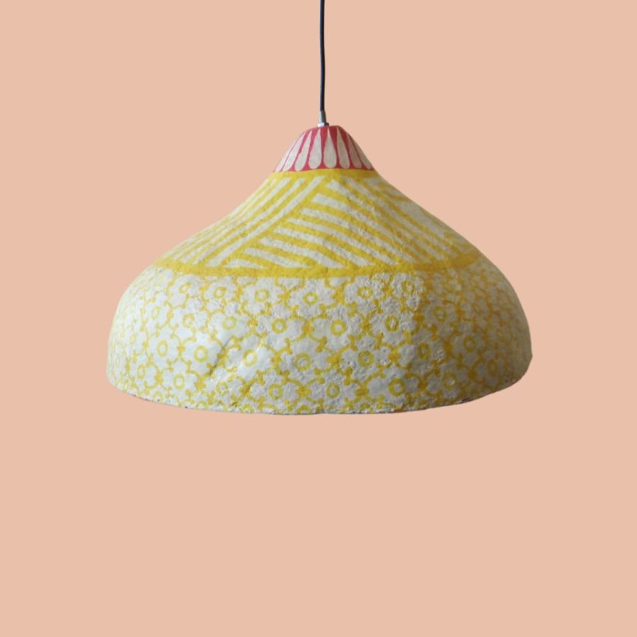 SVP23301-1.jpg Paper Mache Pendent - Image 1